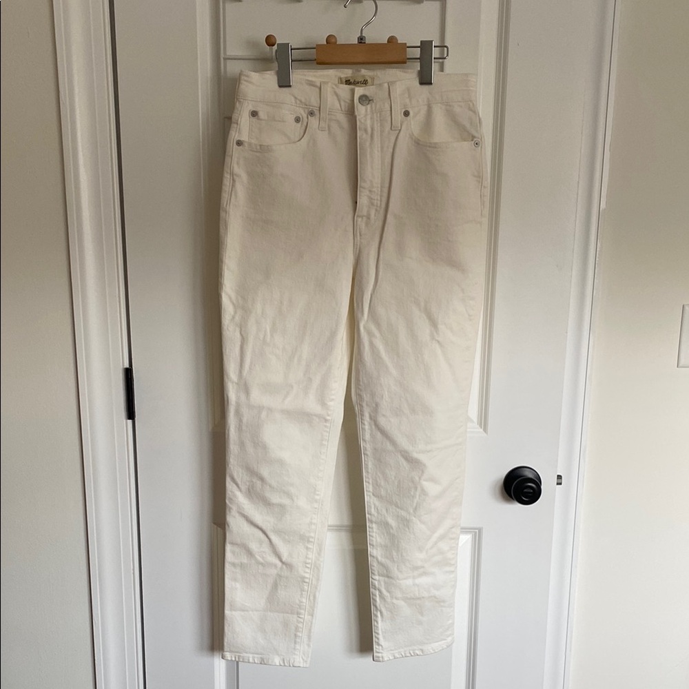 Madewell The Perfect Vintage White High-Waisted Jean